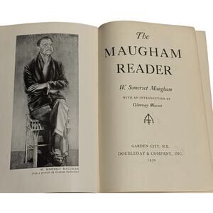 The Maugham Reader Book VTG‎ 1950 Hardcover Short Stories Door Of Opportunity